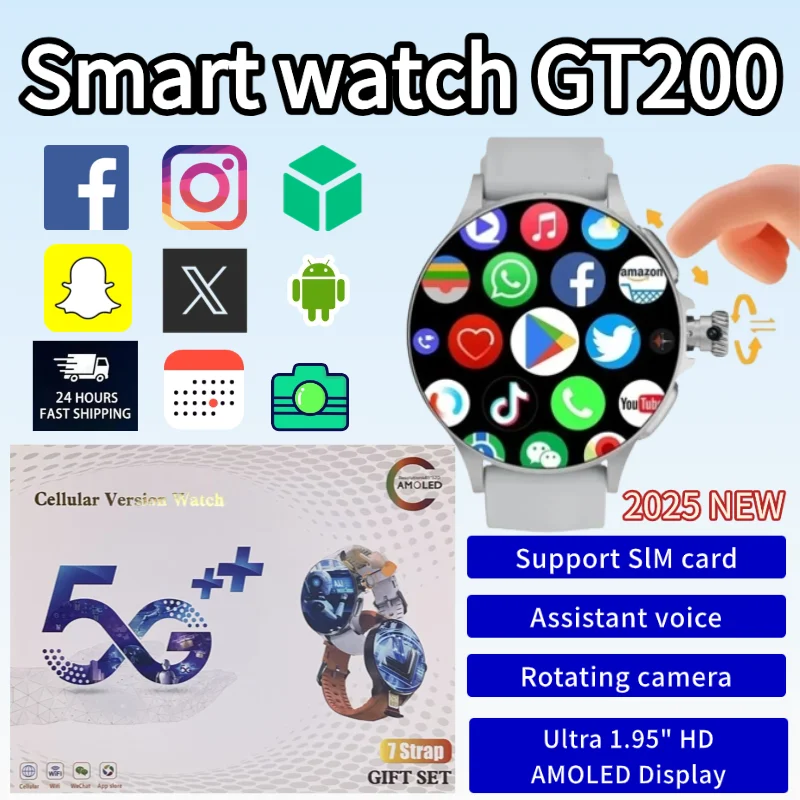 Smartwatch Watches Price - Nouvelle montre connectée GT200 5G avec