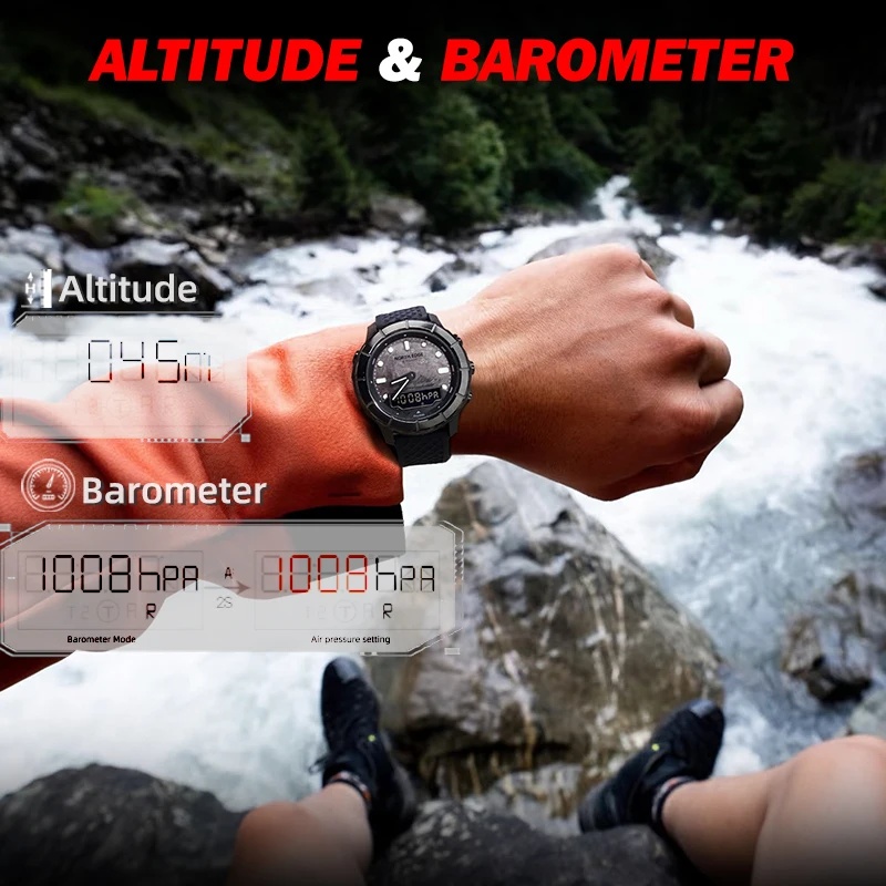 Altimeter Compass Watch - NORTH EDGE 2026 THARSIS Montre en