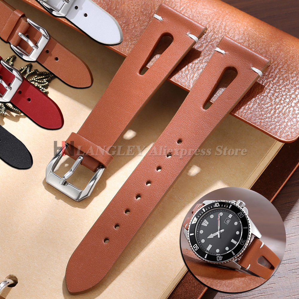 Smartwatch Vintage Watches For Women - Bracelet de montre en cuir véritable