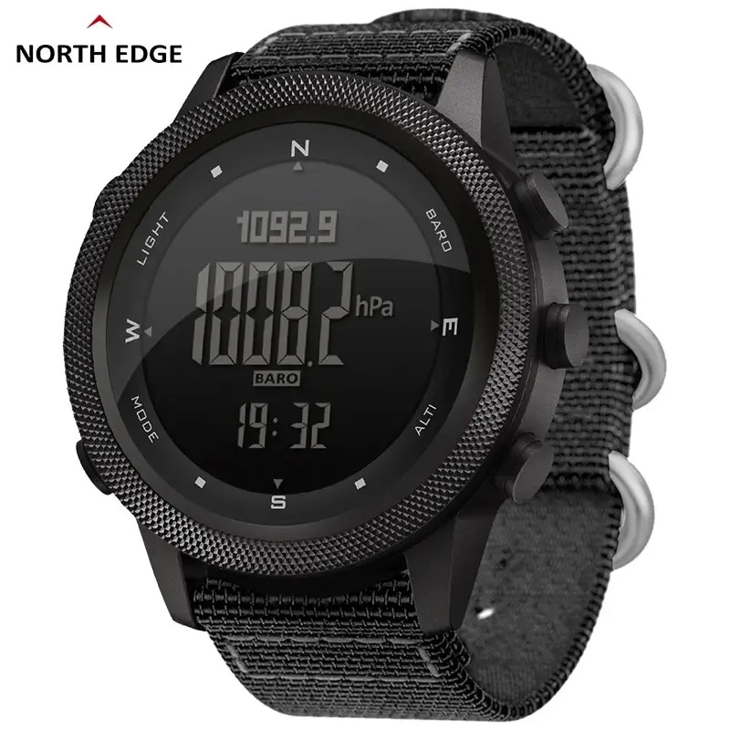 Altimeter Compass Watch - Montre numérique d'extérieur pour homme NORTH