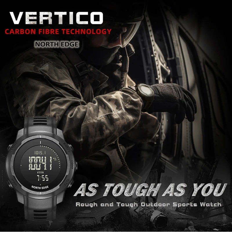 Montre numérique pour homme NO - Altimeter Compass Watch avis et prix