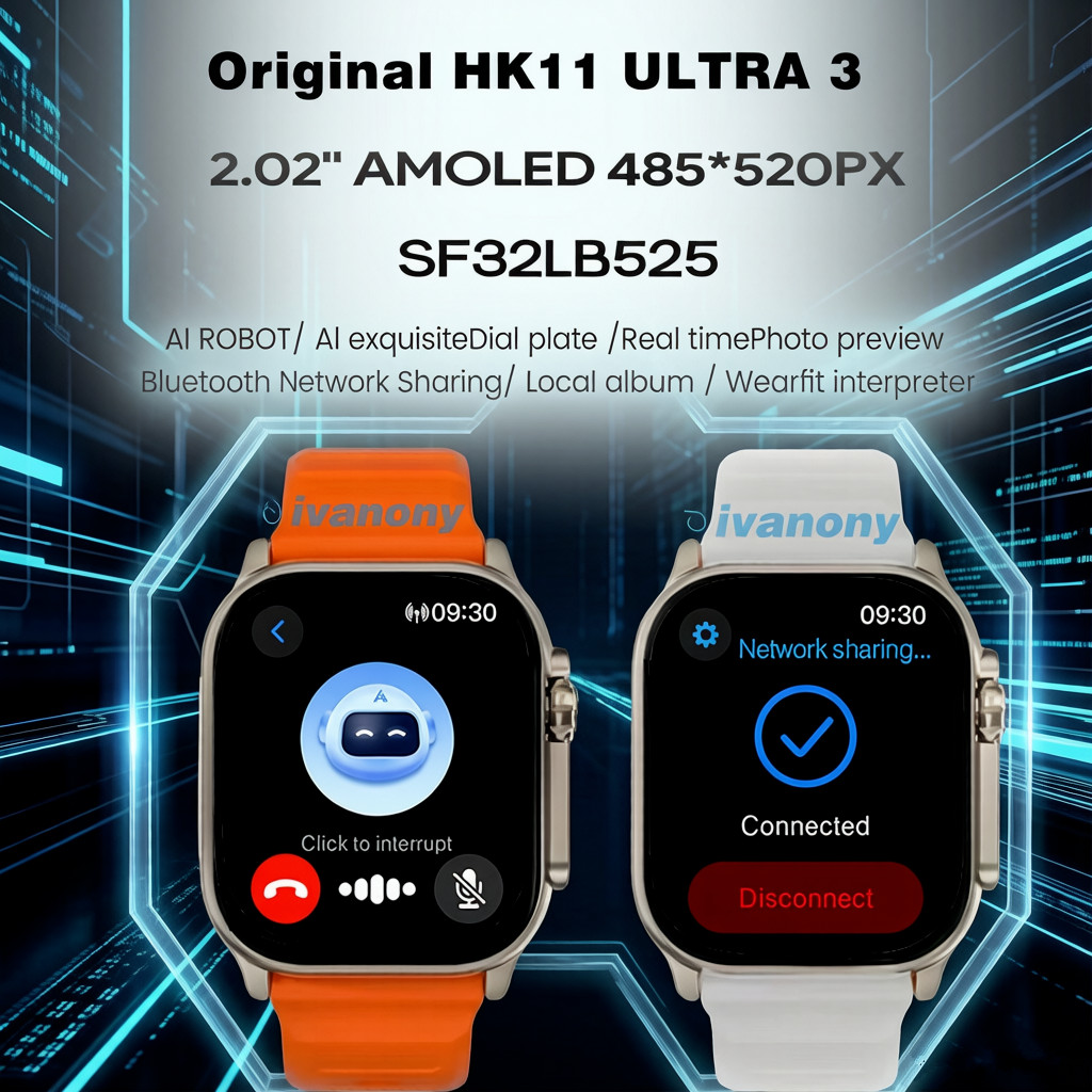 Nouvelle montre connectée HK11 - Smartwatch Watches For Girls avis et prix