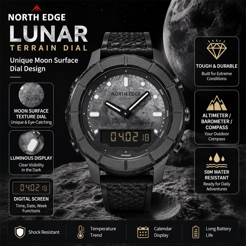 NORTH EDGE 2026 THARSIS Montre - Altimeter Compass Watch avis et prix