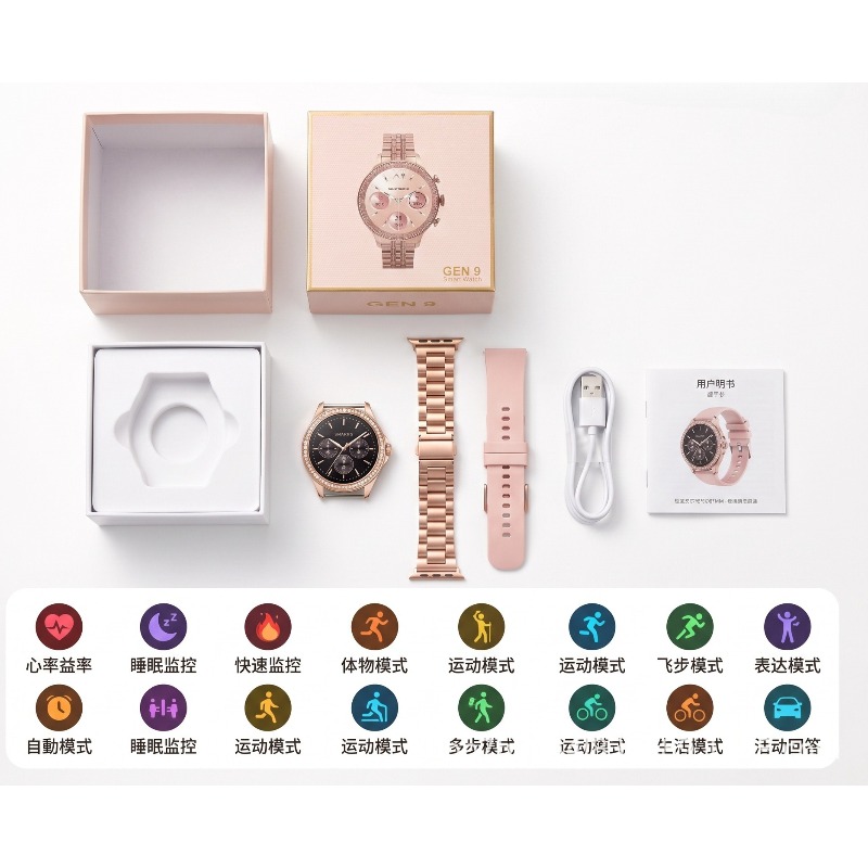 Montre connectée pour femme GE - Watches Ladies Smartwatch avis et prix