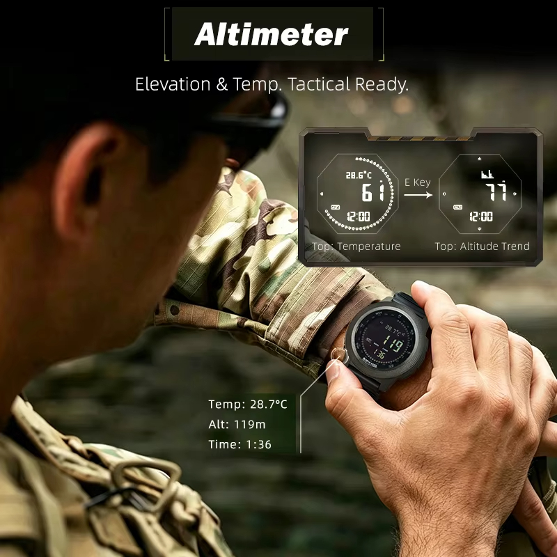 NORTH EDGE APACHE-CF, montre n - Altimeter Compass Watch avis et prix