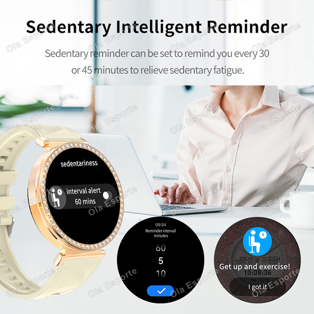 Montre connectée de luxe pour  - Watches Ladies Smartwatch avis et prix