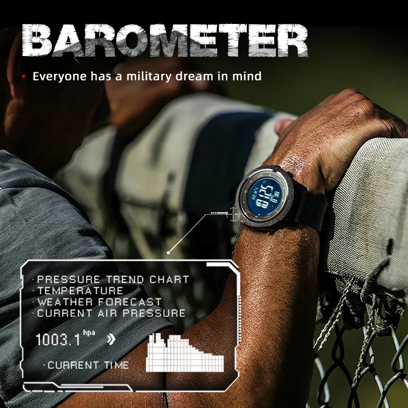 Montre numérique d'extérieur p - Altimeter Compass Watch avis et prix
