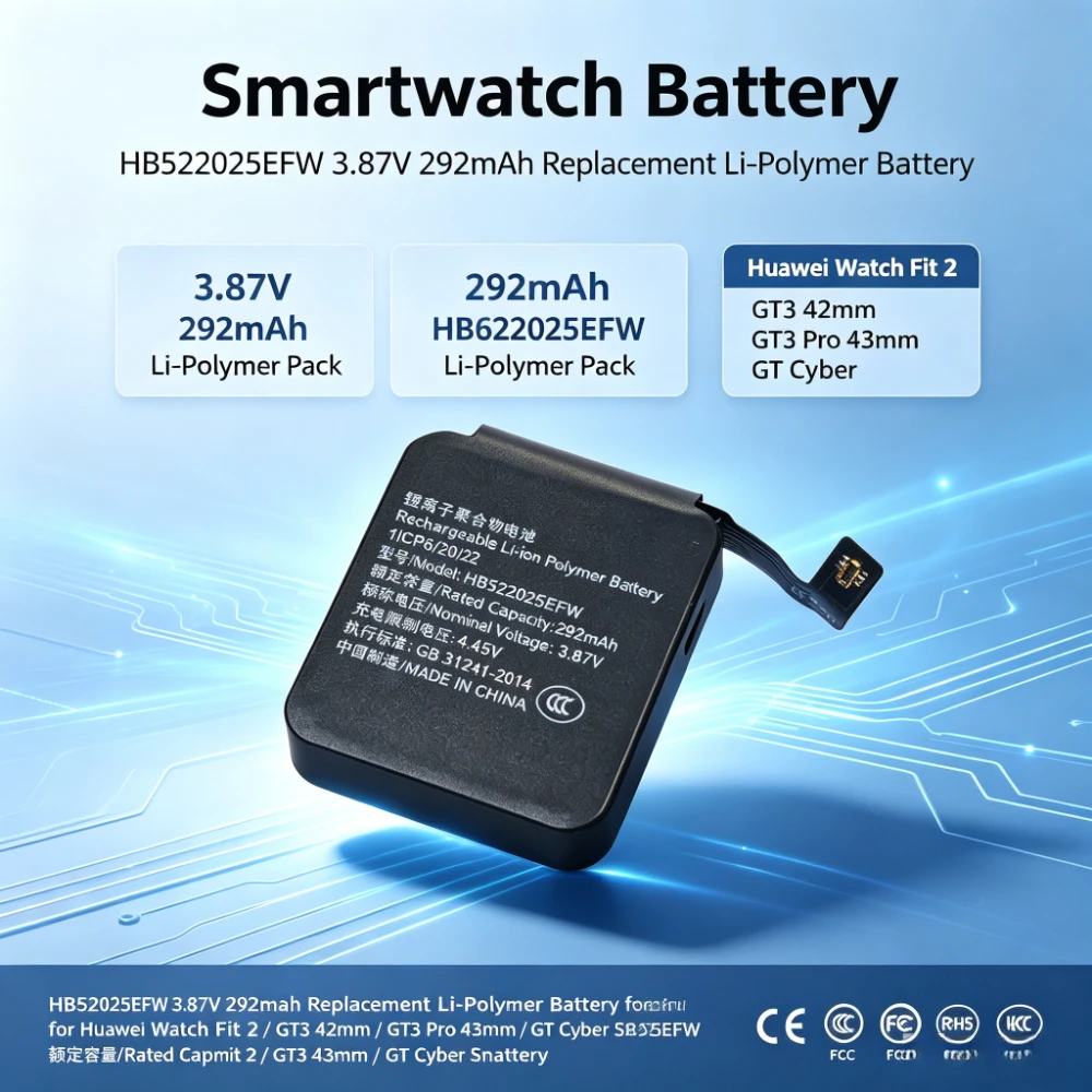 Batterie de remplacement Li-Po - Watch Vs Smartwatch avis et prix